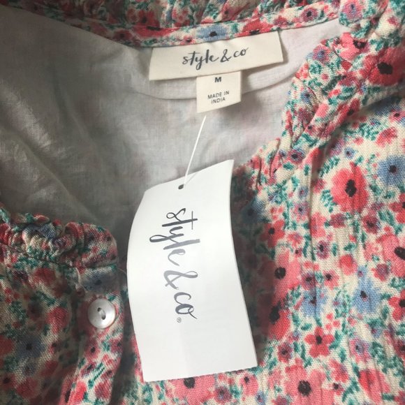 Style & Co Printed Sleeveless  Maxi Dress - Picture 5 of 12